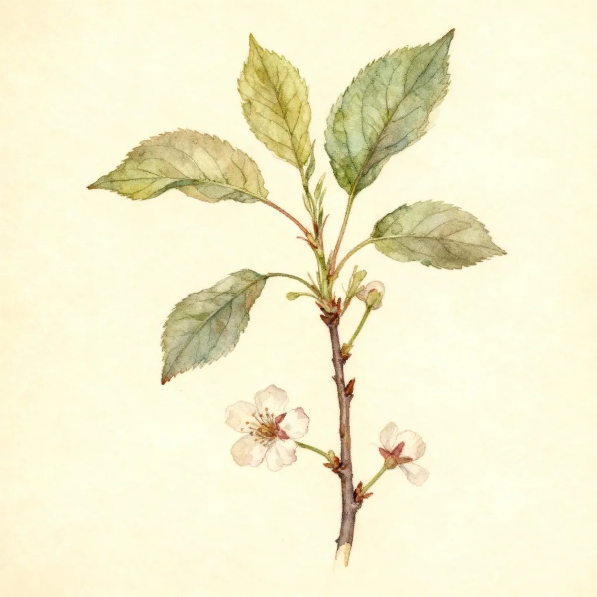 Cherry plum (Prunus cerasifera 'Krauter Vesuvius')