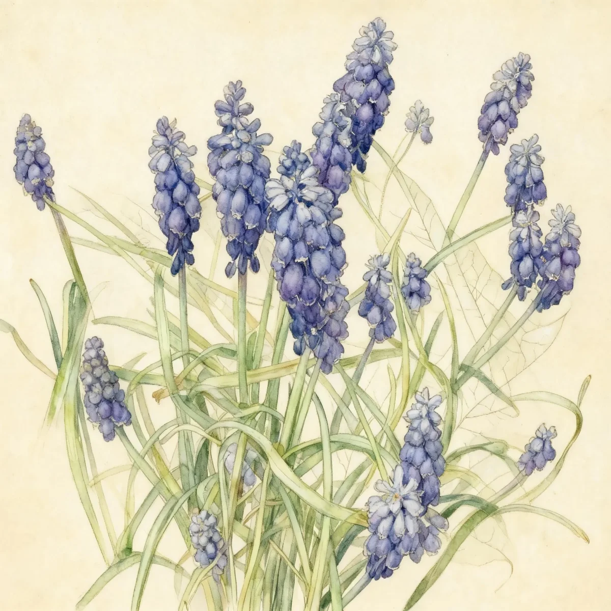 Grape hyacinth (Muscari armeniacum 'Cantab')