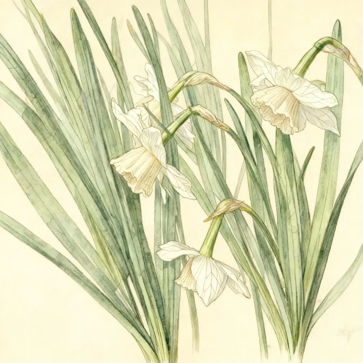 Triandrus daffodil (Narcissus 'Katie Heath')