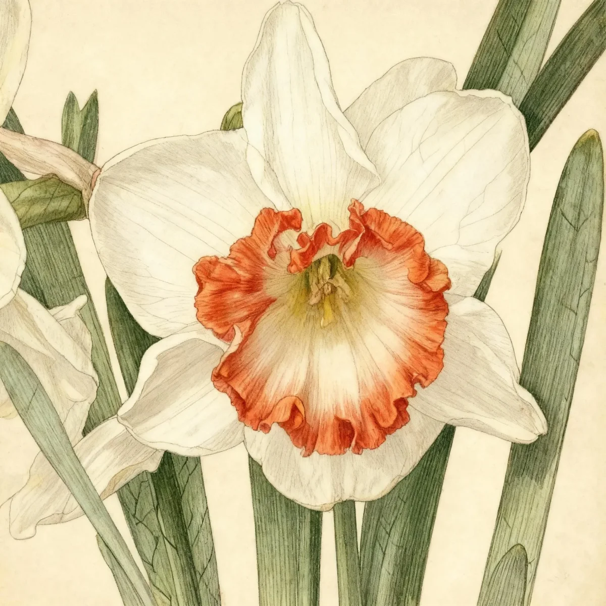 Large-cupped daffodil