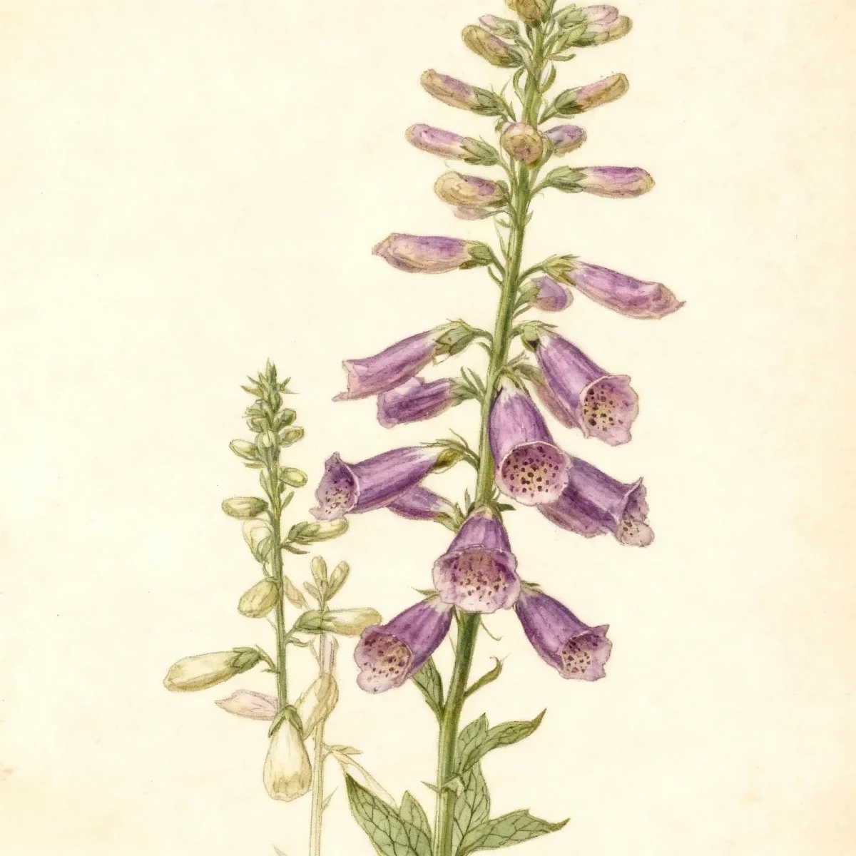 Common foxglove (Digitalis purpurea (Foxy Group))