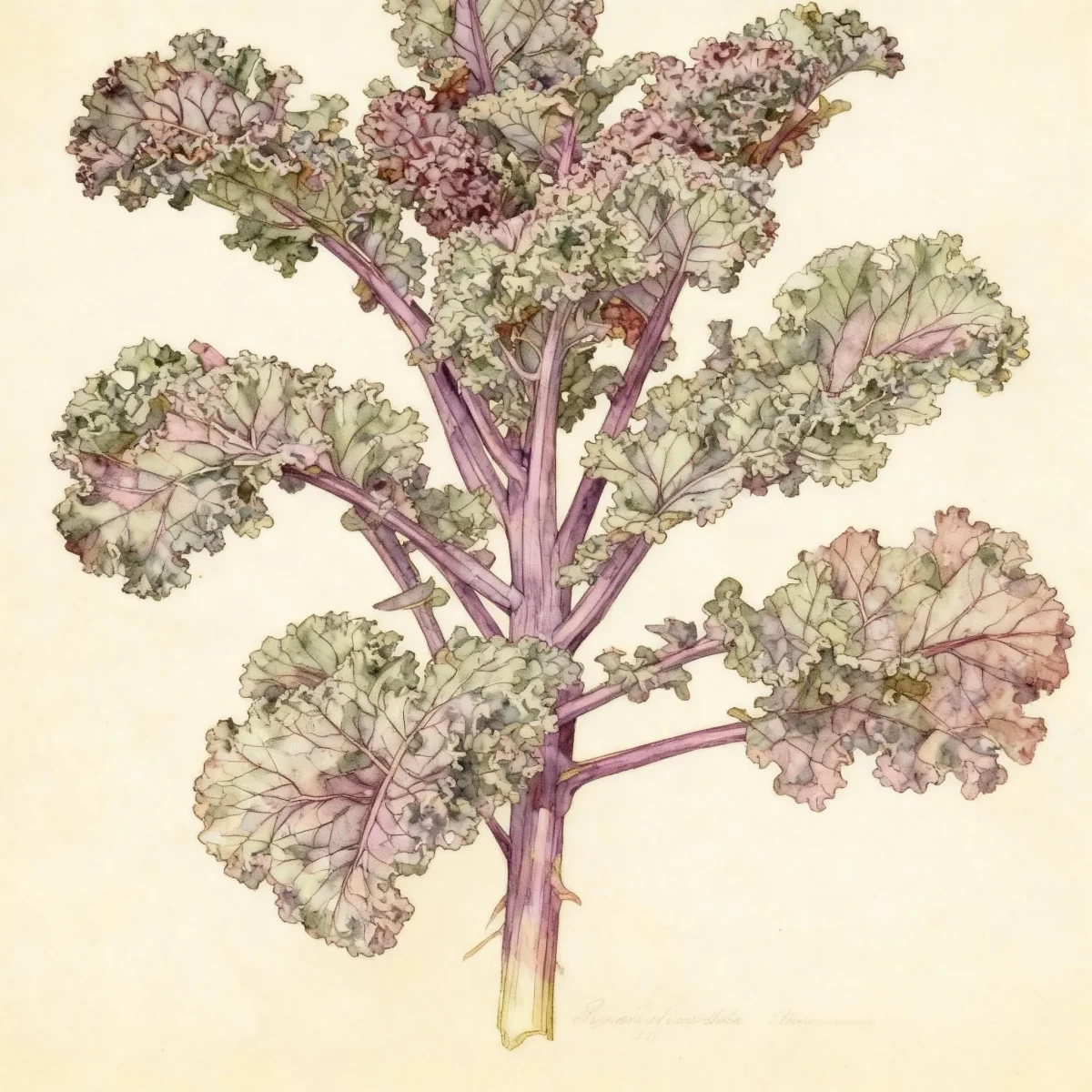 Kale (Brassica oleracea (Acephala Group) 'Redbor')