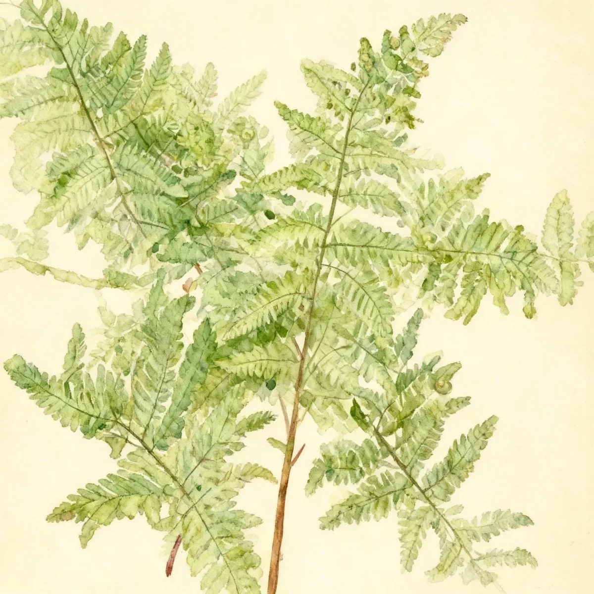 Buckler fern (Dryopteris × complexa 'Rumpelstiltskin')
