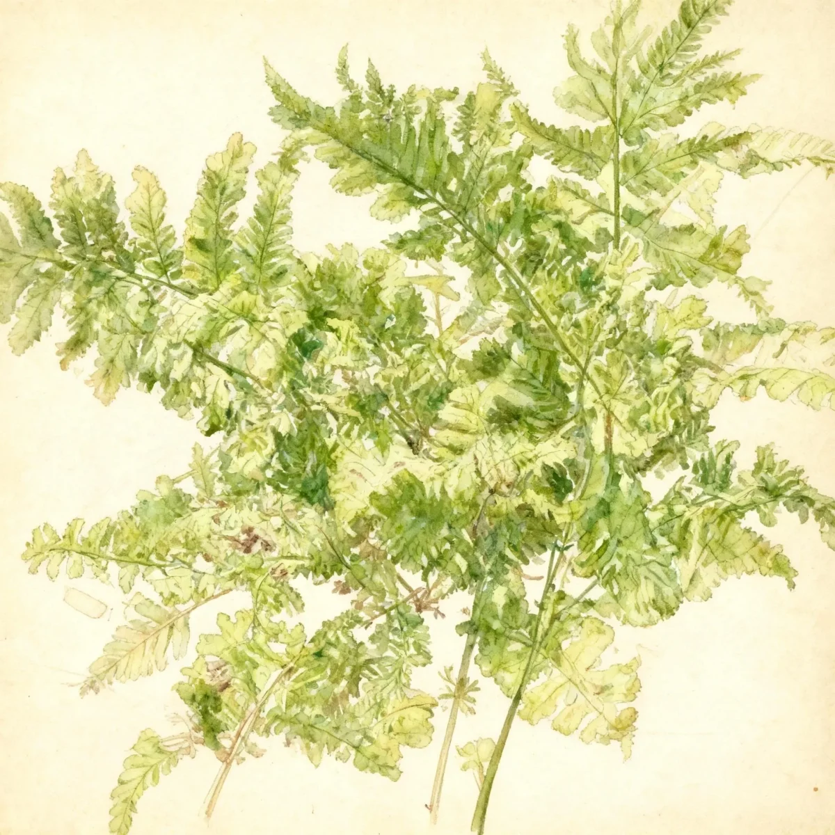 Male fern (Dryopteris filix-mas 'Crispatissima')