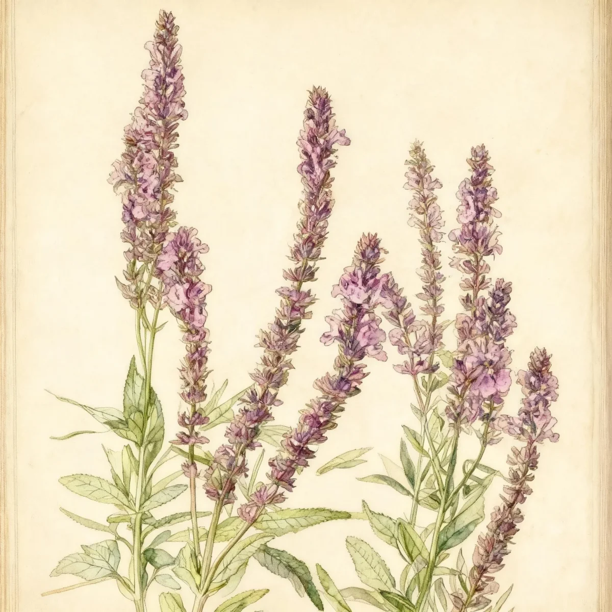 Wood sage (Salvia × sylvestris 'Rose Queen')