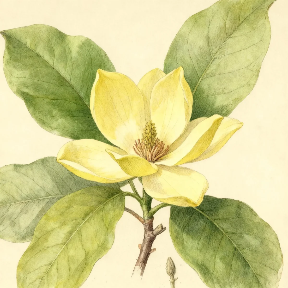 Magnolia (Magnolia × brooklynensis 'Yellow Bird')