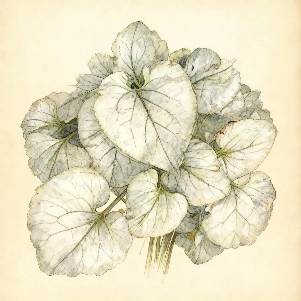 Siberian bugloss (Brunnera macrophylla 'Looking Glass')