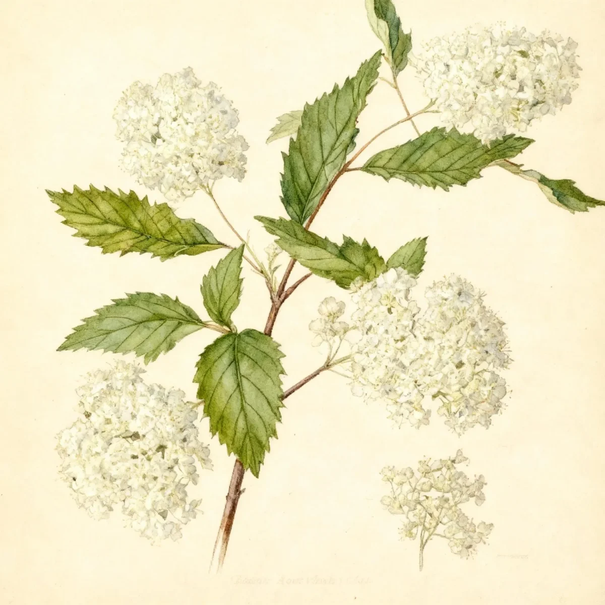 Arrowwood viburnum (Viburnum dentatum 'Christom' BLUE MUFFIN)