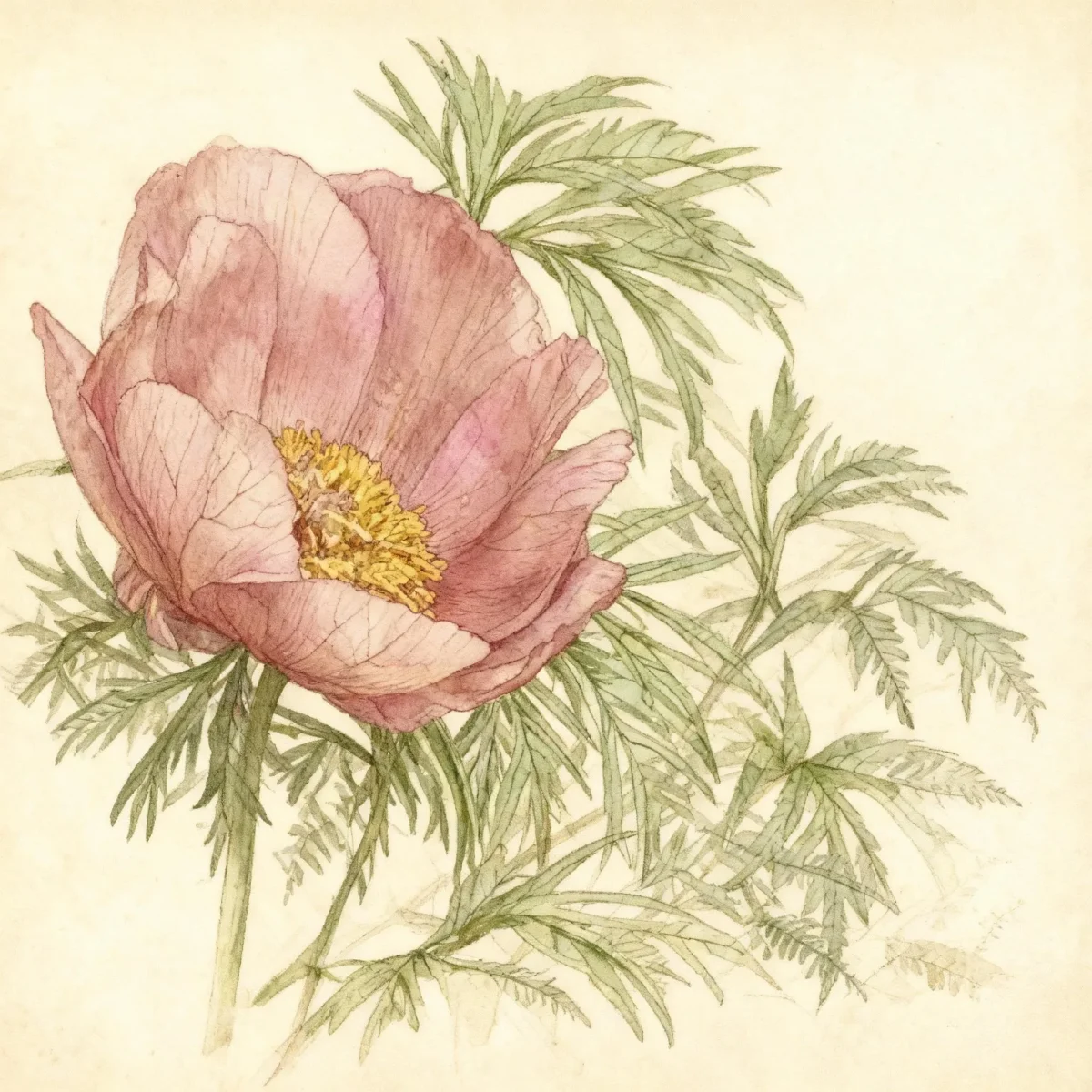 Fernleaf peony