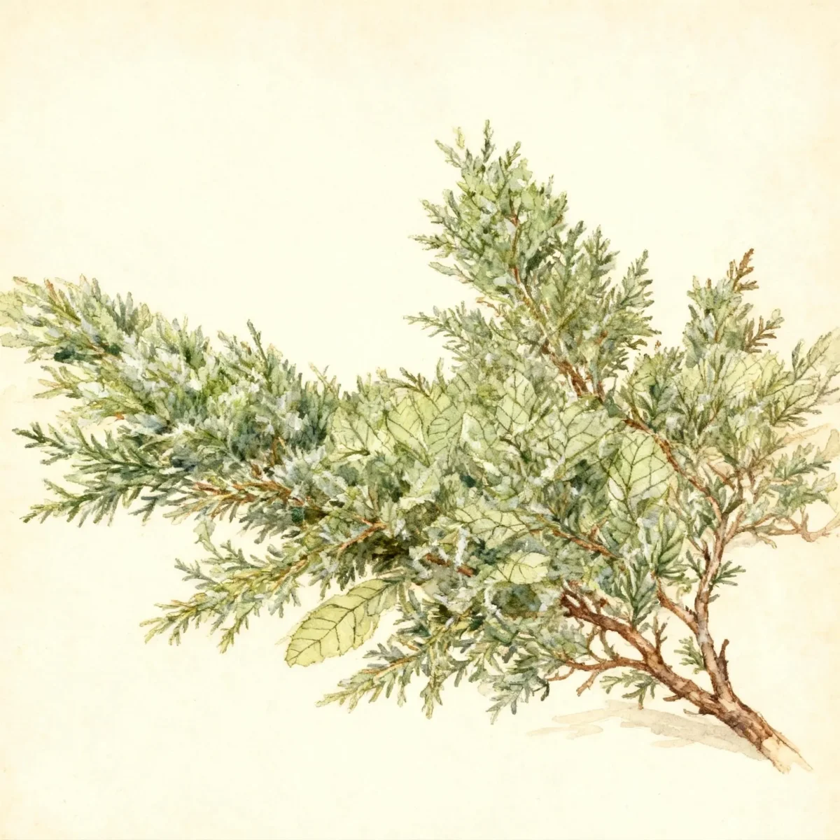 Juniper (Juniperus × pfitzeriana 'Daub's Frosted')