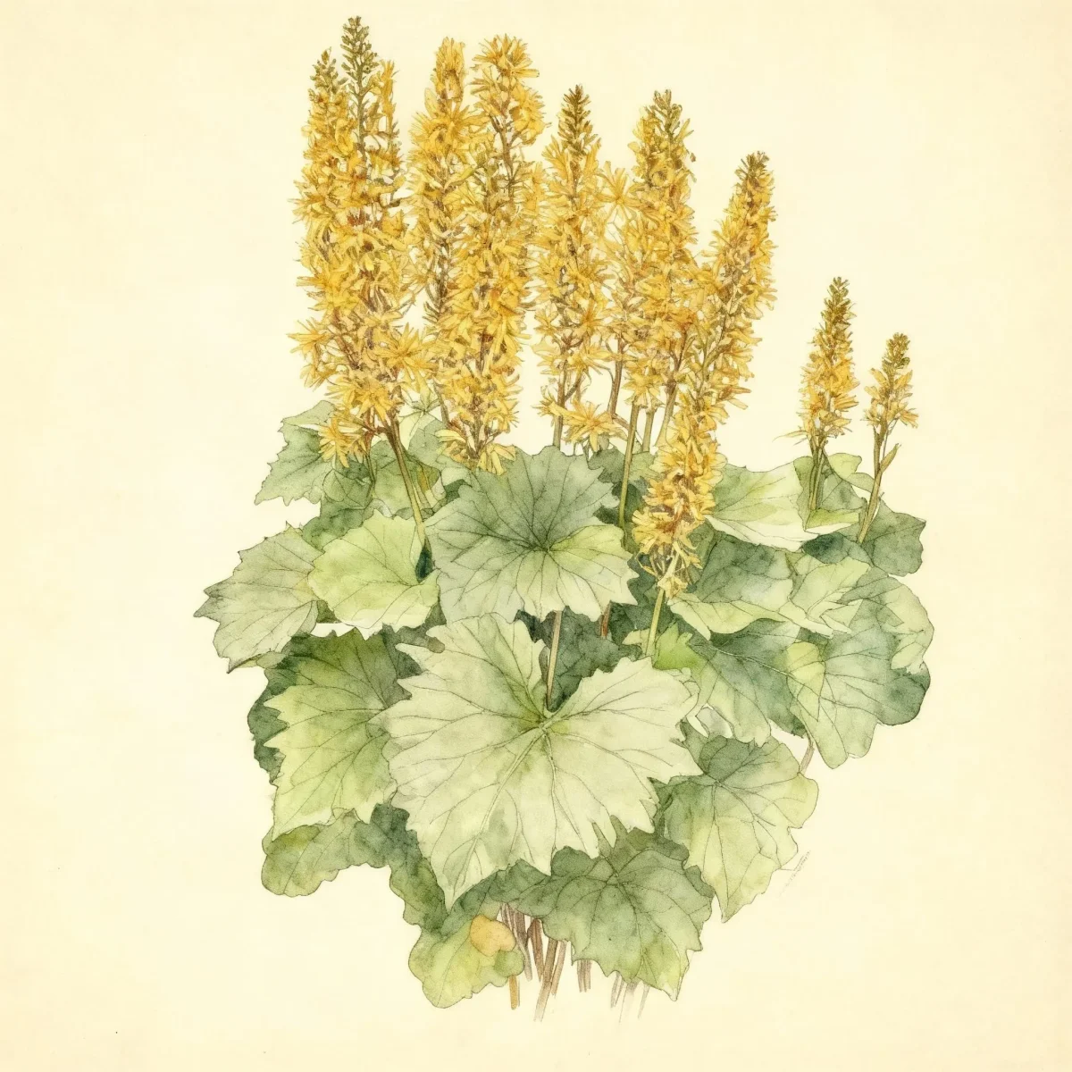 Leopard plant (Ligularia 'The Rocket')