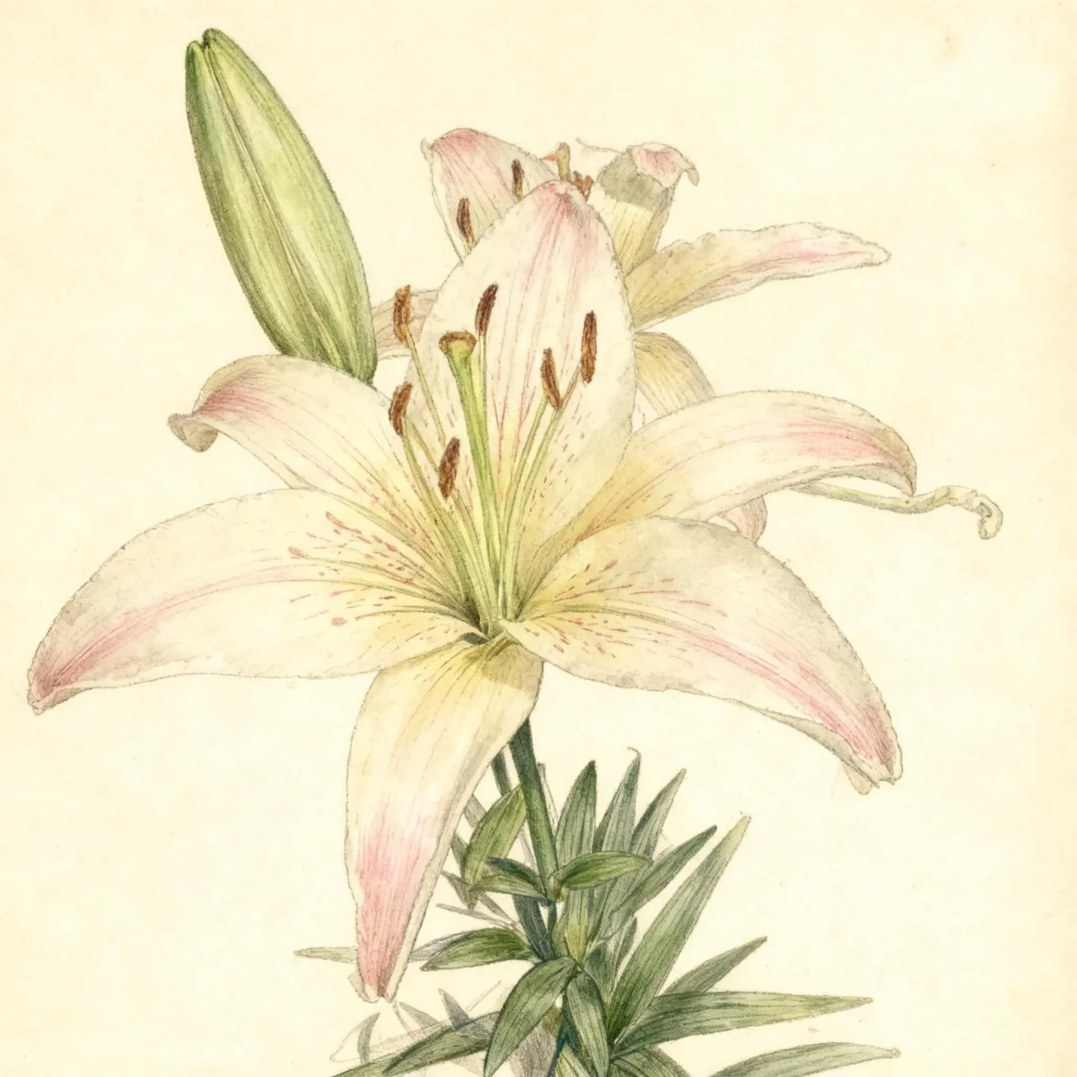 Lily (Lilium 'Nandina')