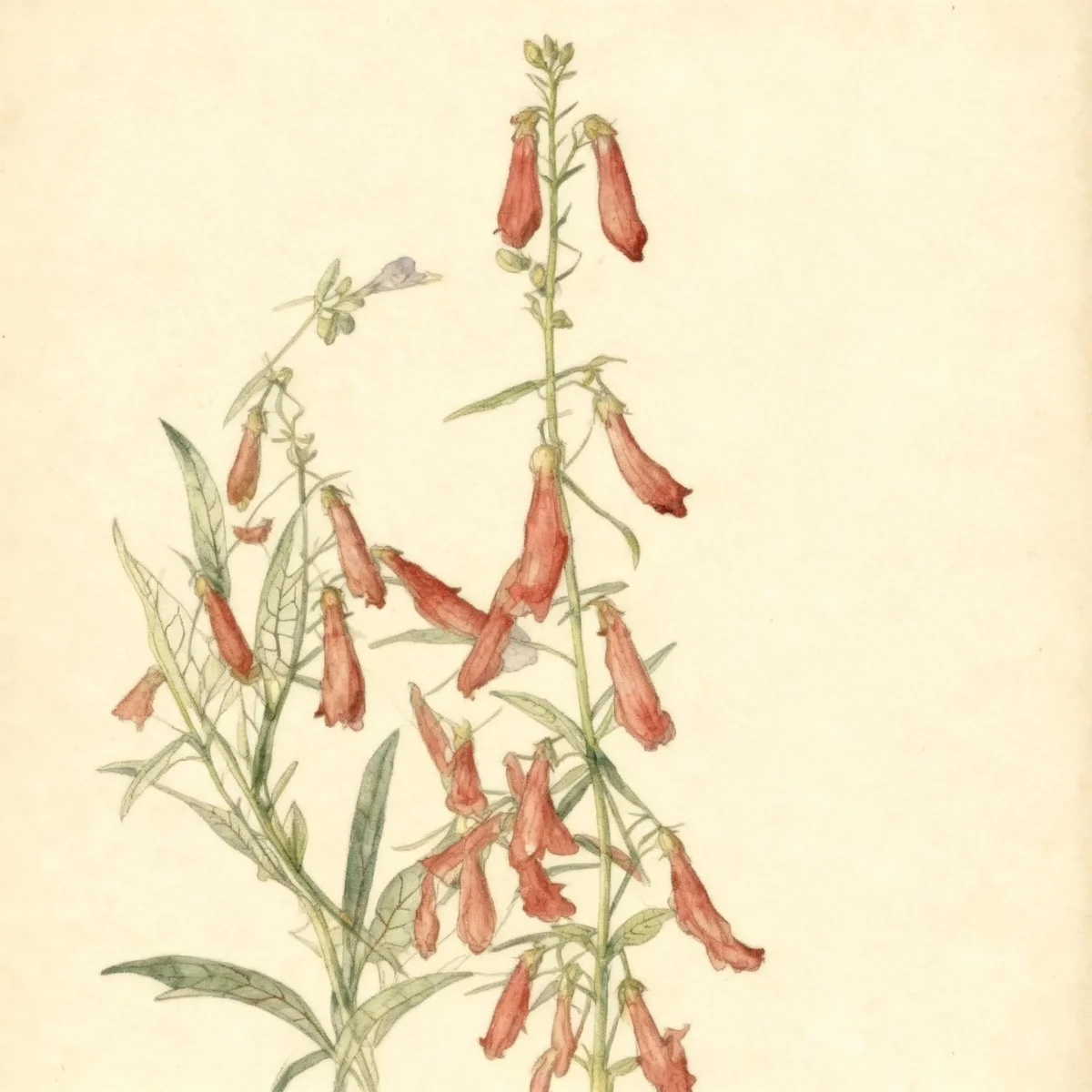 Bearded penstemon (Penstemon barbatus 'Jingle Bells')