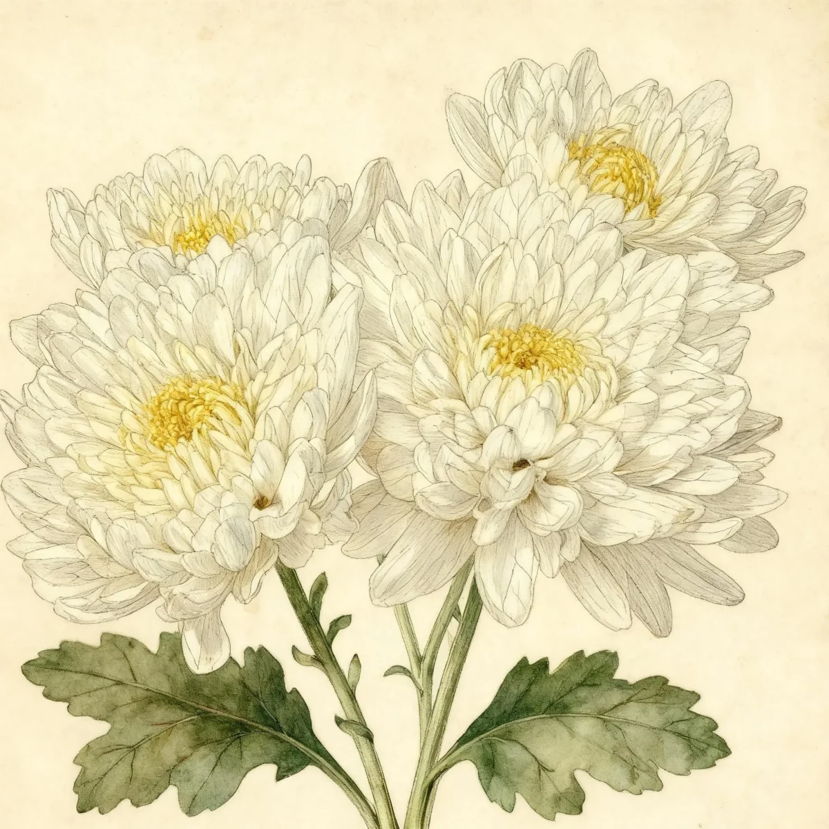 Chrysanthemum (Chrysanthemum 'Mariyo' MARILYN)