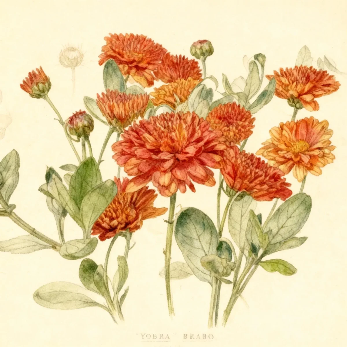 Chrysanthemum (Chrysanthemum 'Yobra' BRAVO)