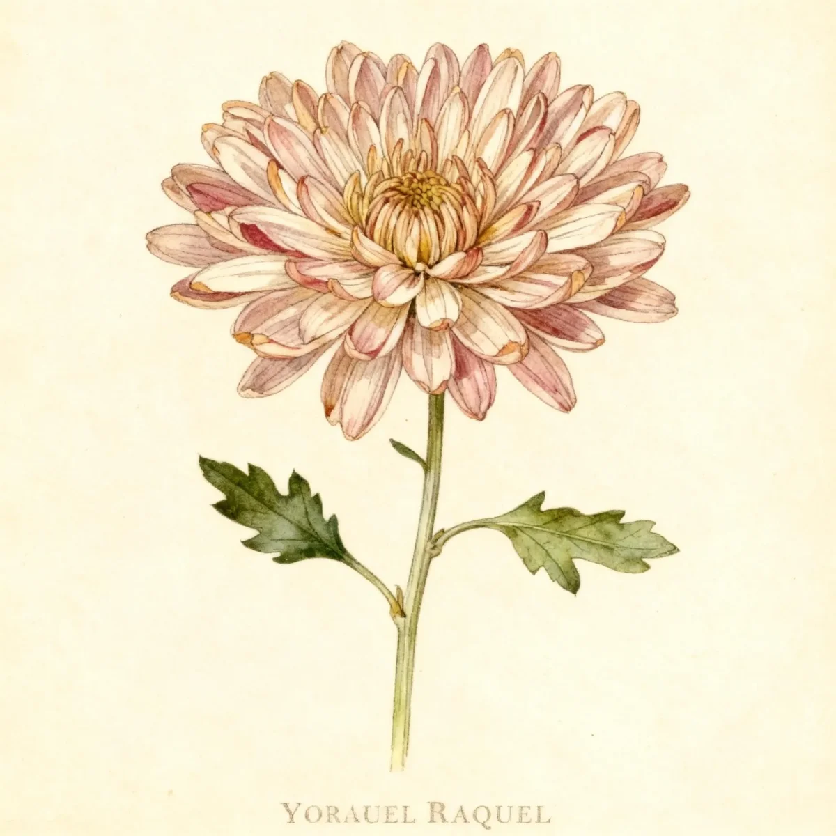 Chrysanthemum (Chrysanthemum 'Yoraquel' RAQUEL)