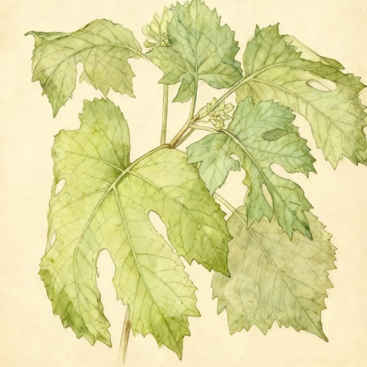 Oakleaf hydrangea (Hydrangea quercifolia 'Little Honey')