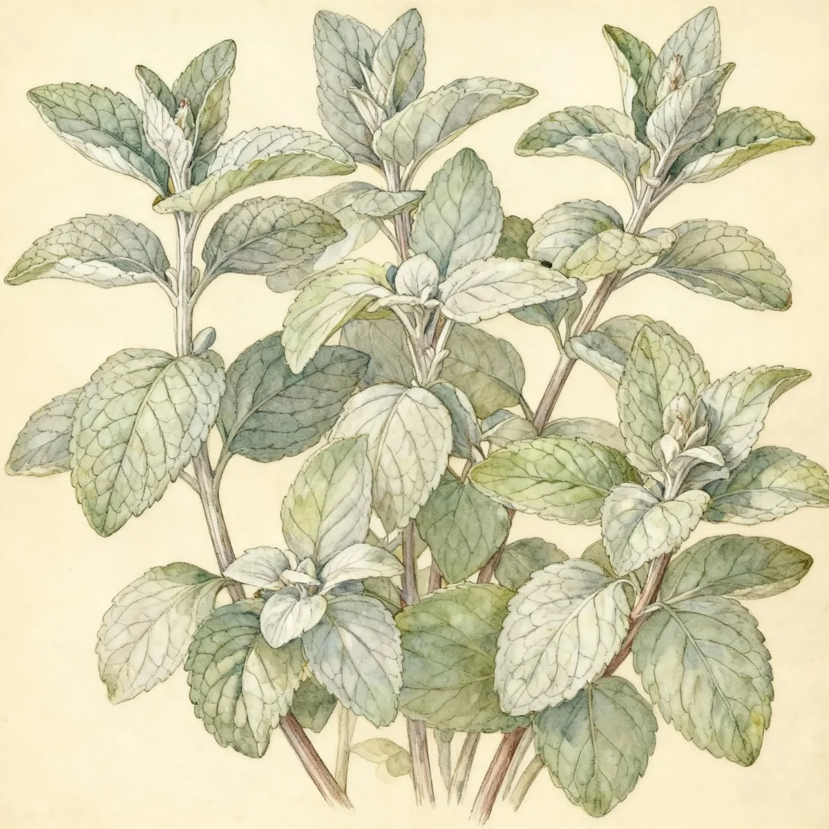 Silver spurflower (Plectranthus argentatus 'Silver Shield')