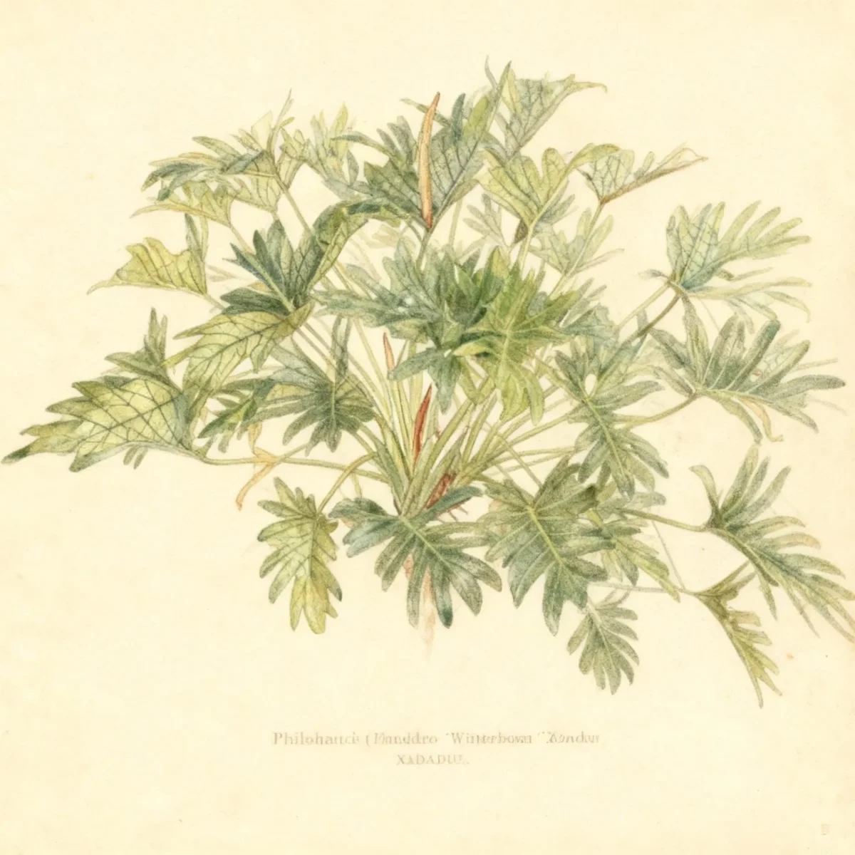 Philodendron (Philodendron 'Winterbourn' XANADU)