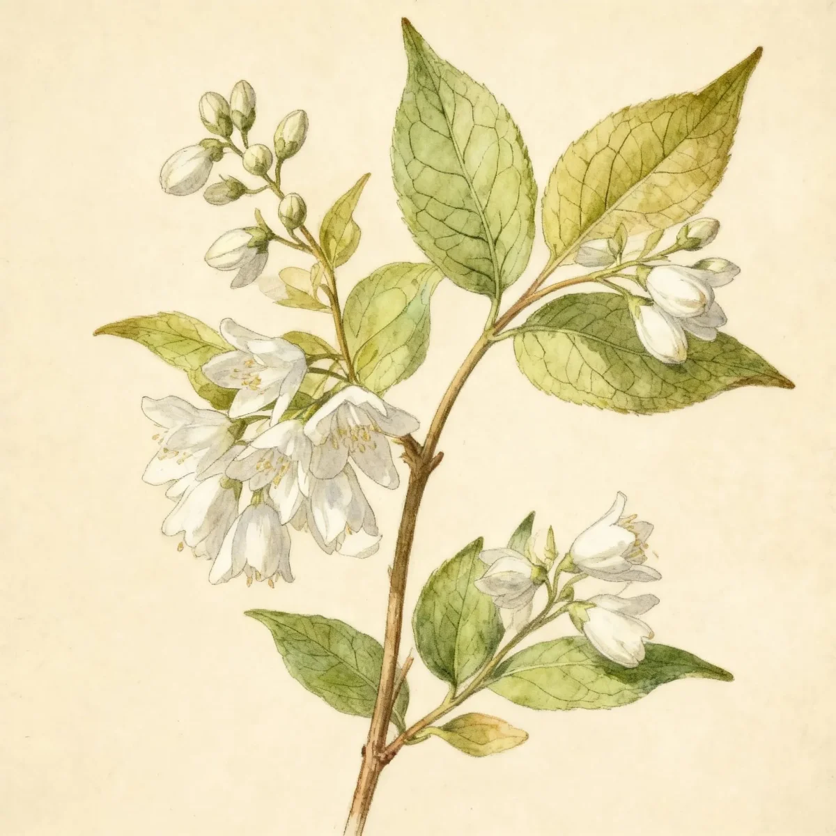 Slender deutzia (Deutzia gracilis 'Duncan' CHARDONNAY PEARLS)