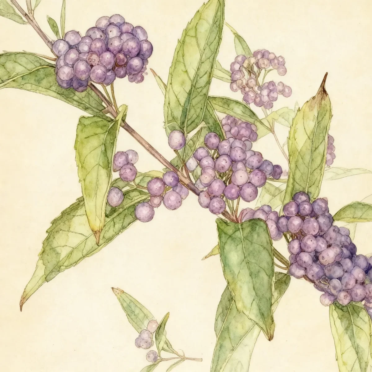 Beautyberry (Callicarpa dichotoma 'Early Amethyst')