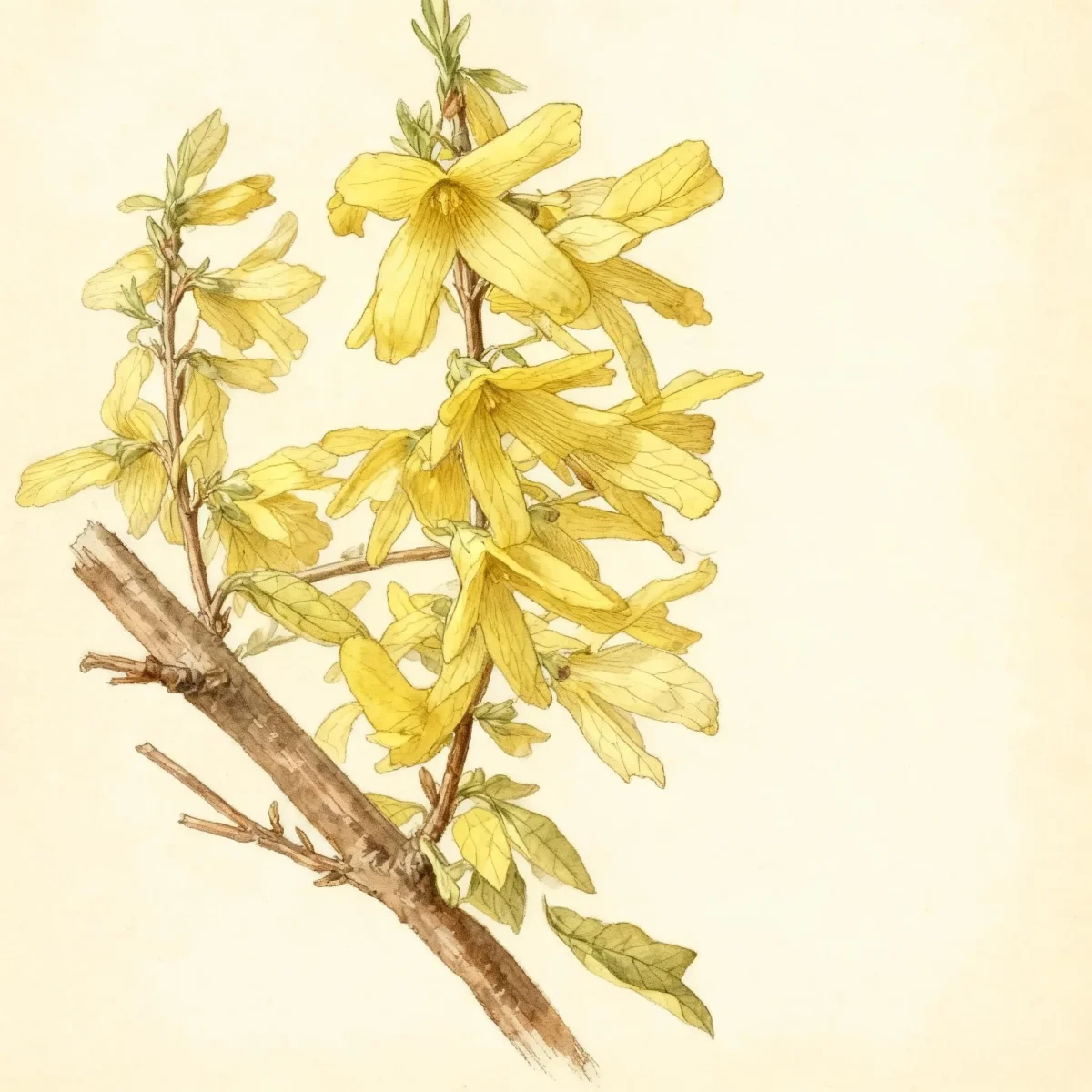Forsythia (Forsythia × intermedia 'Gold Leaf')