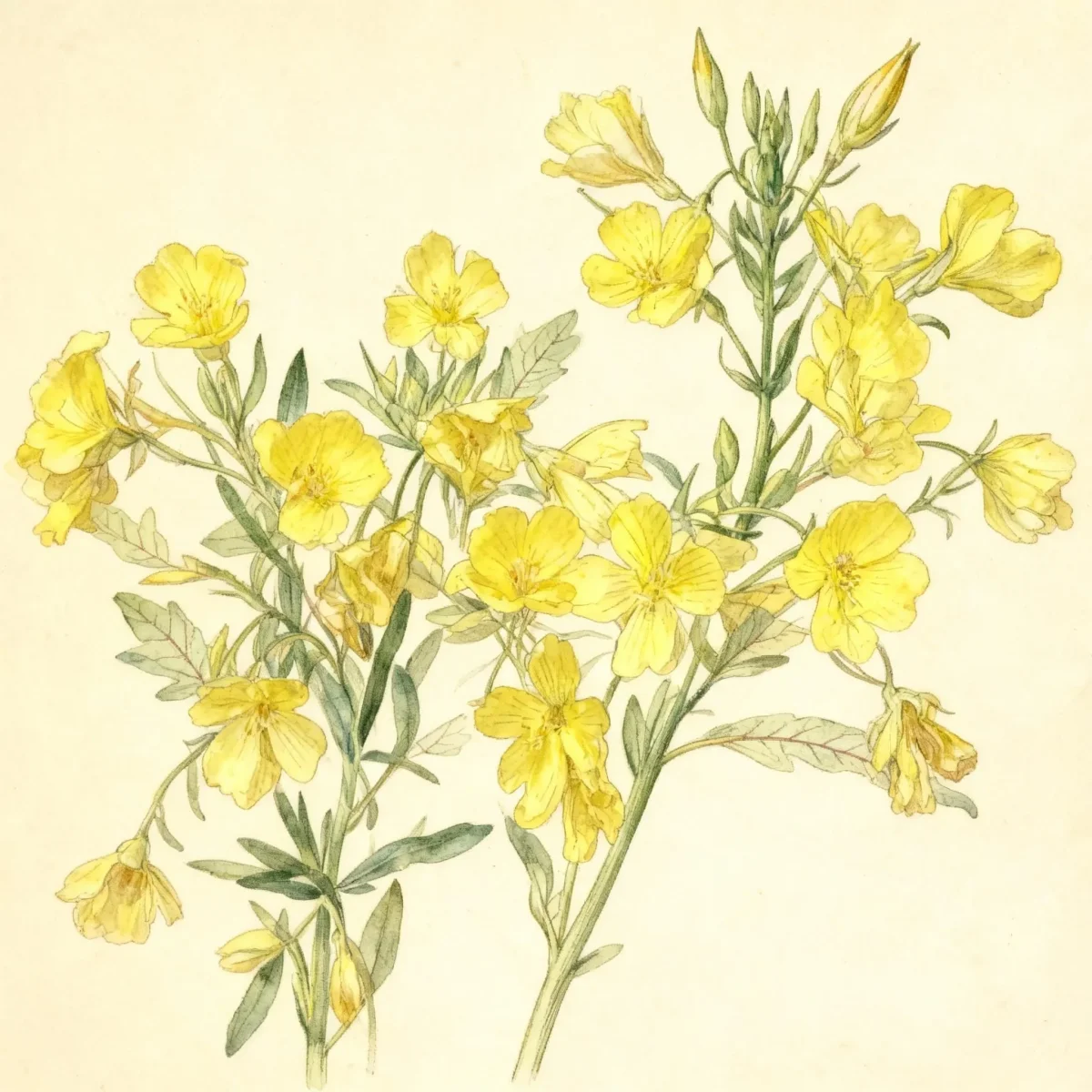 Evening primrose (Oenothera 'Innoeno131' LEMON DROP)