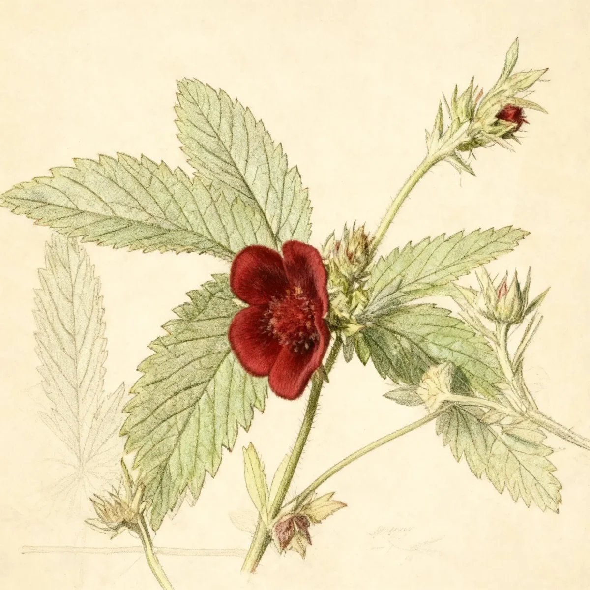 Scarlet cinquefoil