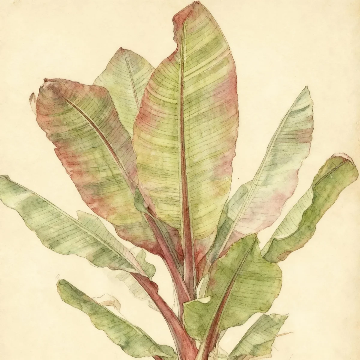 Red banana (Ensete ventricosum 'Maurelii')