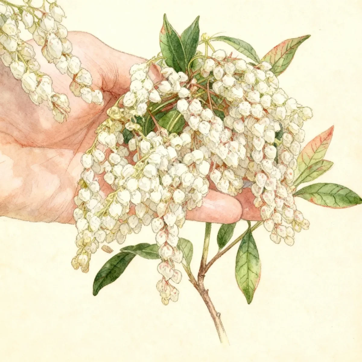 Japanese pieris (Pieris japonica 'Mountain Fire')