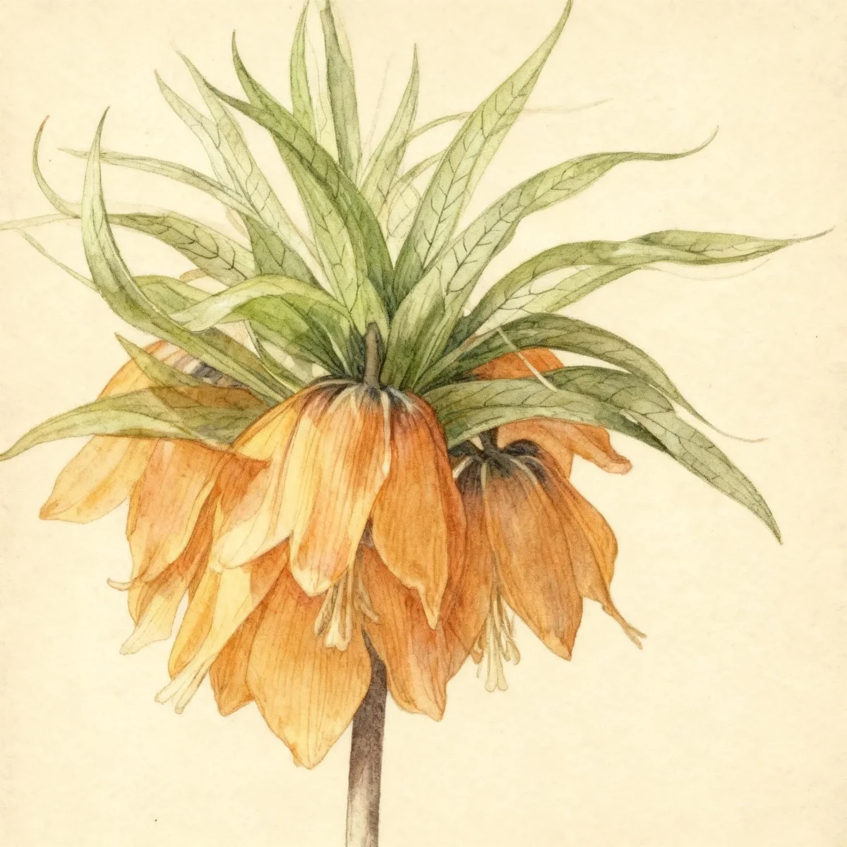 Crown imperial (Fritillaria imperialis)