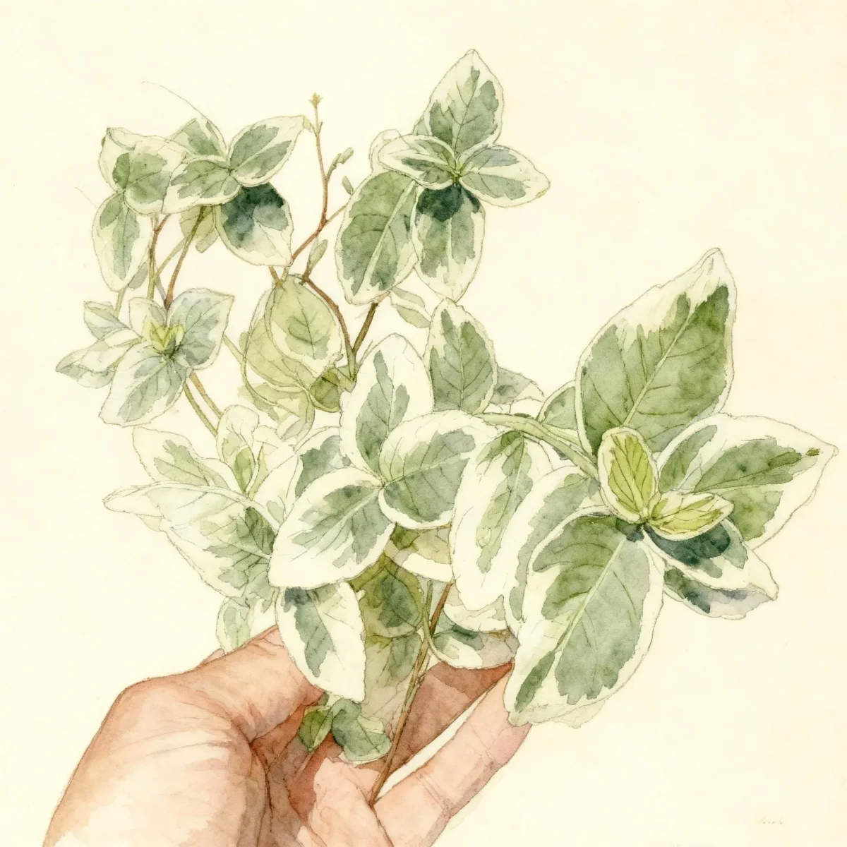 Wintercreeper euonymus (Euonymus fortunei 'Emerald Gaiety')