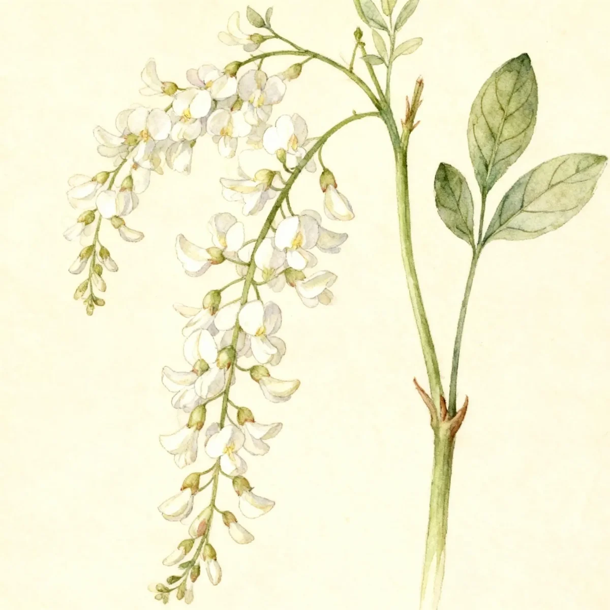 Bush clover (Lespedeza thunbergii 'White Fountain')