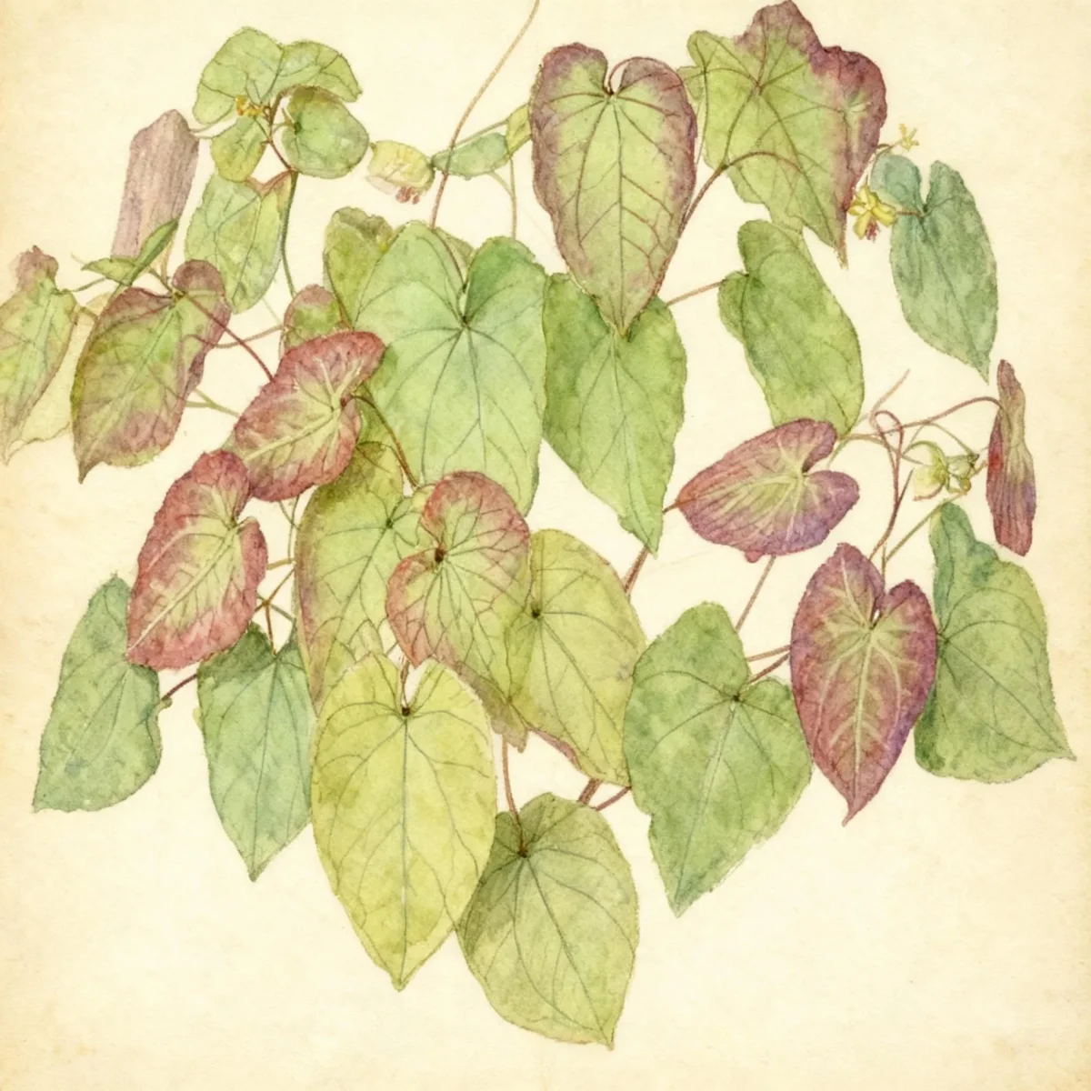 Bishop's hat (Epimedium grandiflorum 'Pierre's Purple')