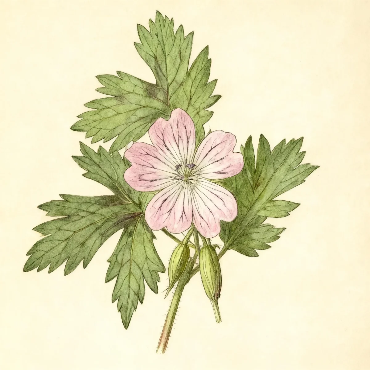 Cranesbill (Geranium × oxonianum 'Katherine Adele')