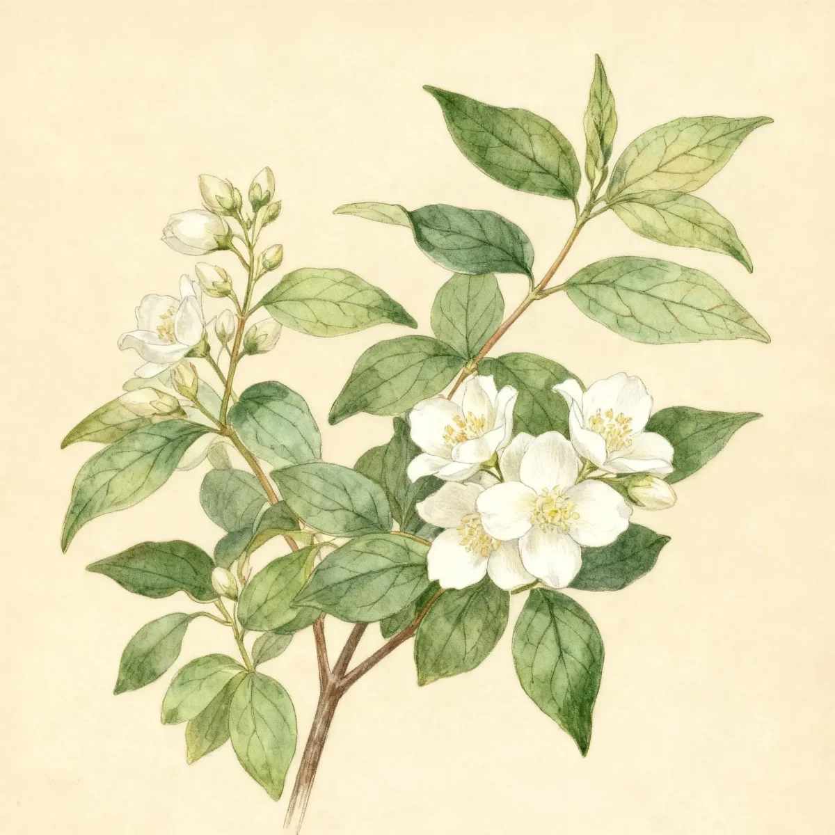 Mock orange (Philadelphus 'Snow Dwarf')