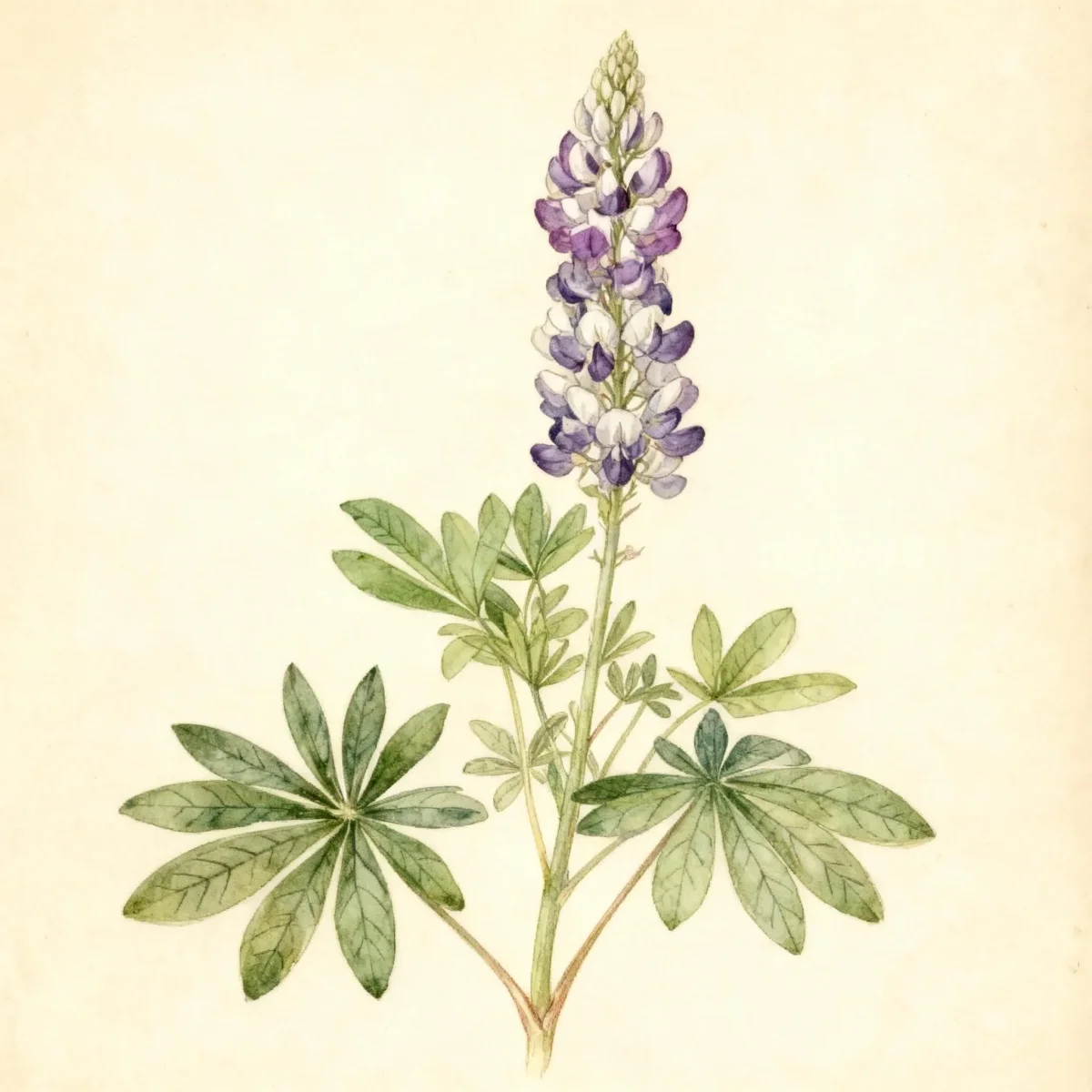 Lupine (Lupinus × hybrida)
