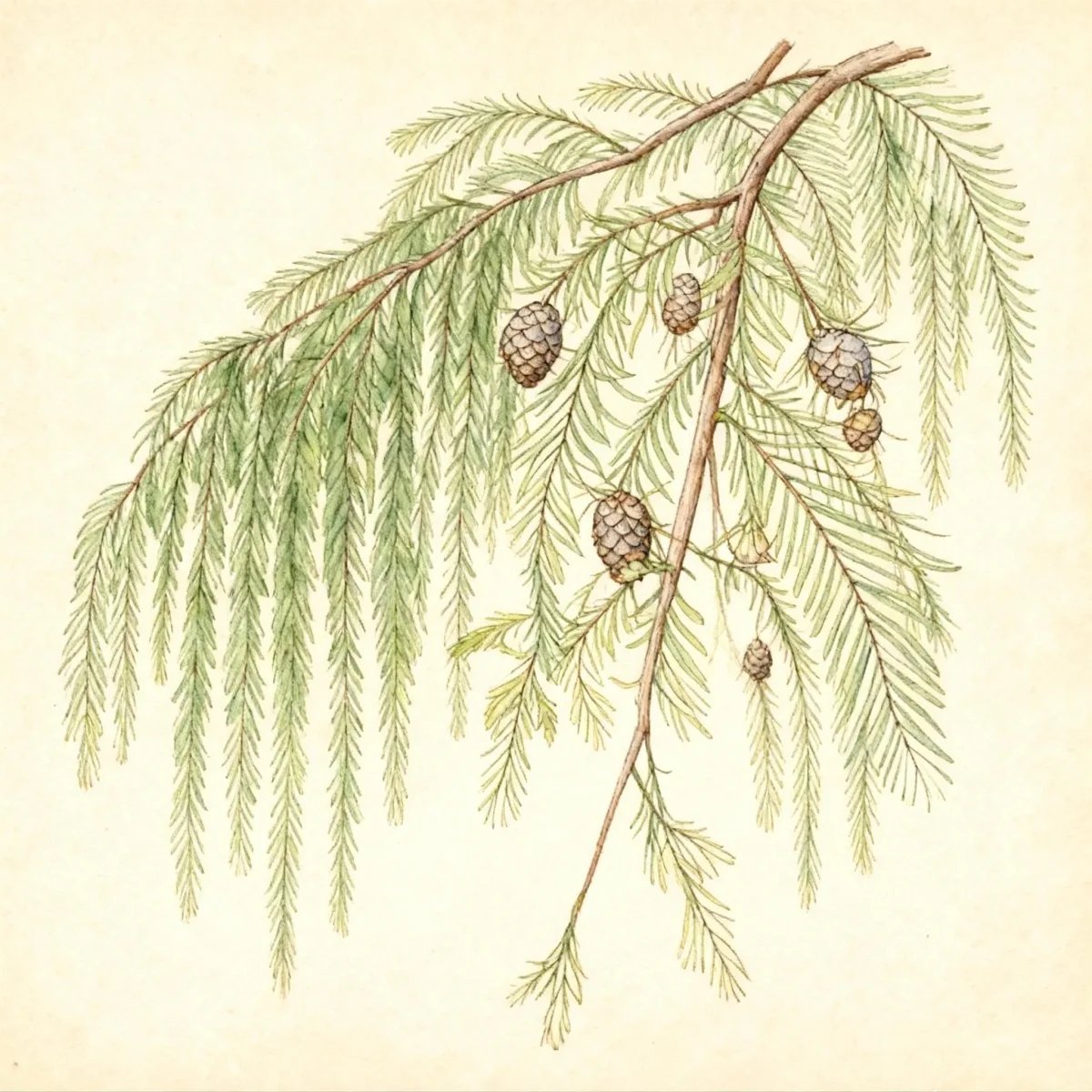 Bald cypress (Taxodium distichum 'Cascade Falls')