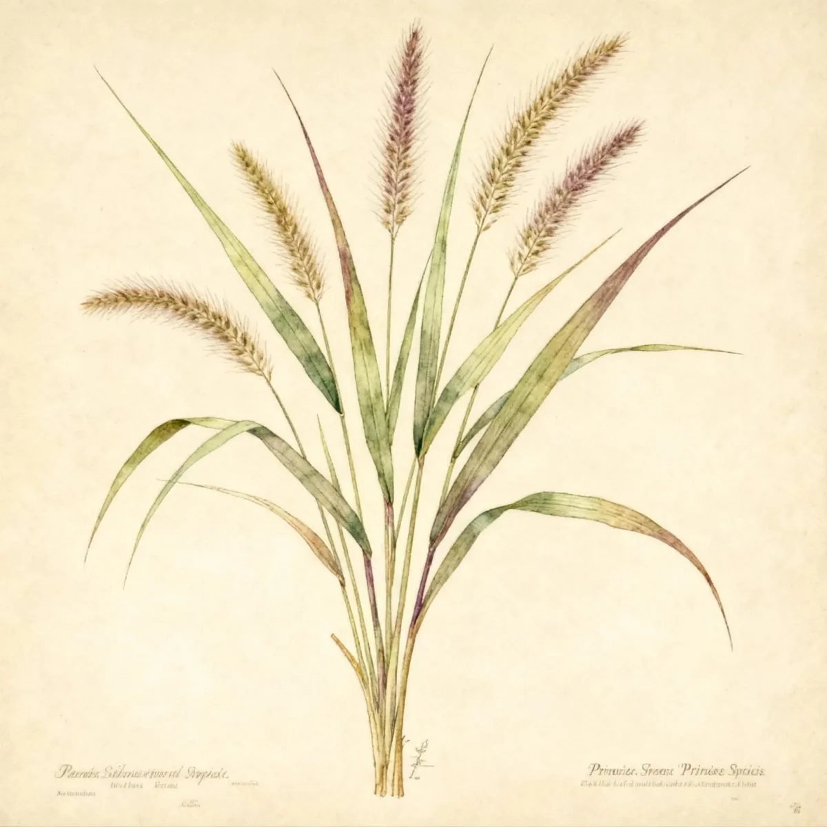 Elephant grass (Pennisetum purpureum 'Princess')