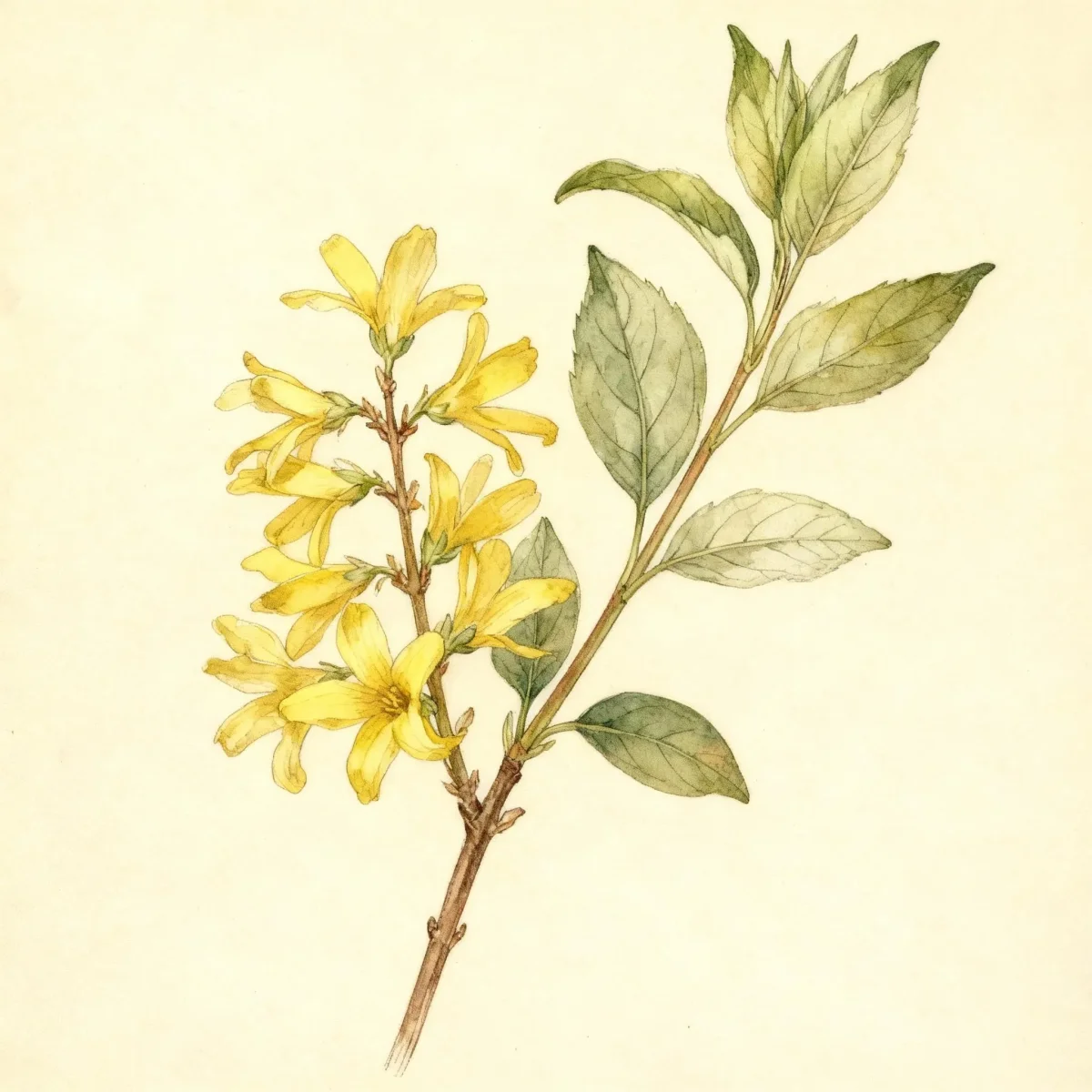 Border forsythia (Forsythia × intermedia 'Flojor' MINIGOLD)