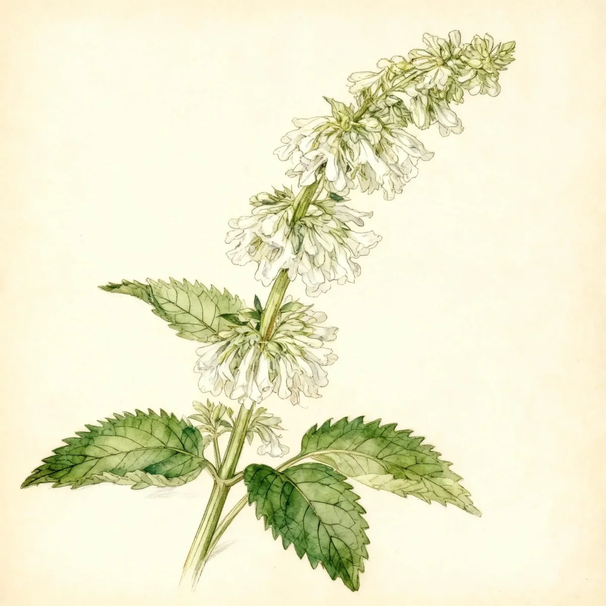 Lilac sage (Salvia verticillata 'Alba')