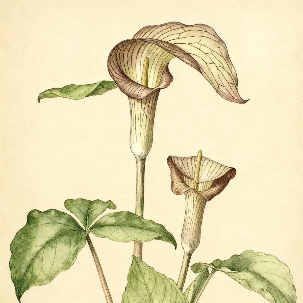 Arisaema (Arisaema ternatipartitum)