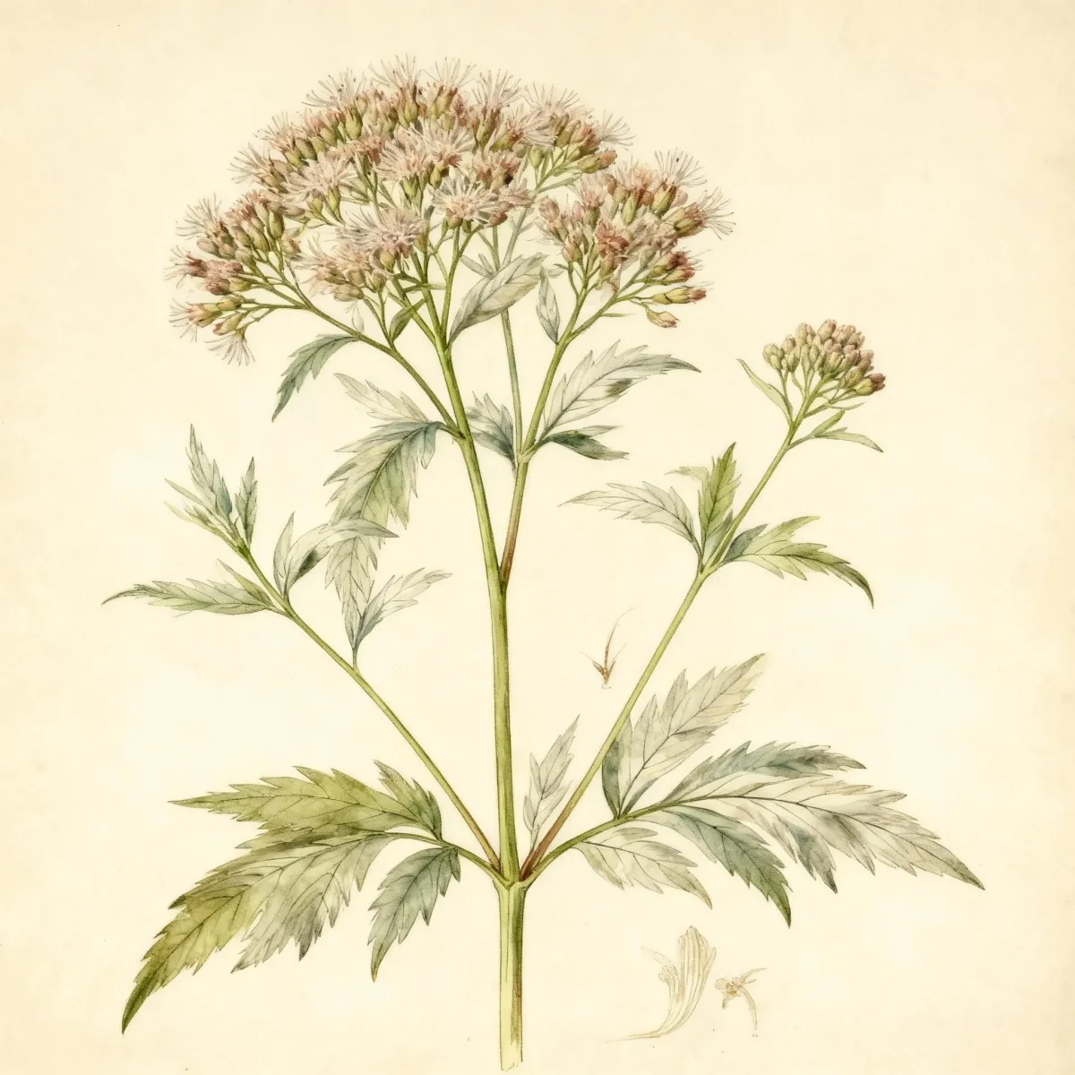 Sneeze weed (Eupatorium capillifolium 'Elegant Feather')