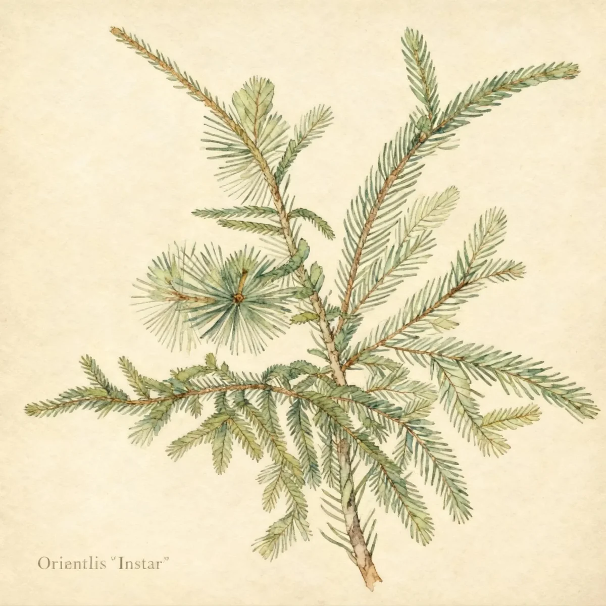 Oriental spruce (Picea orientalis 'Instar')