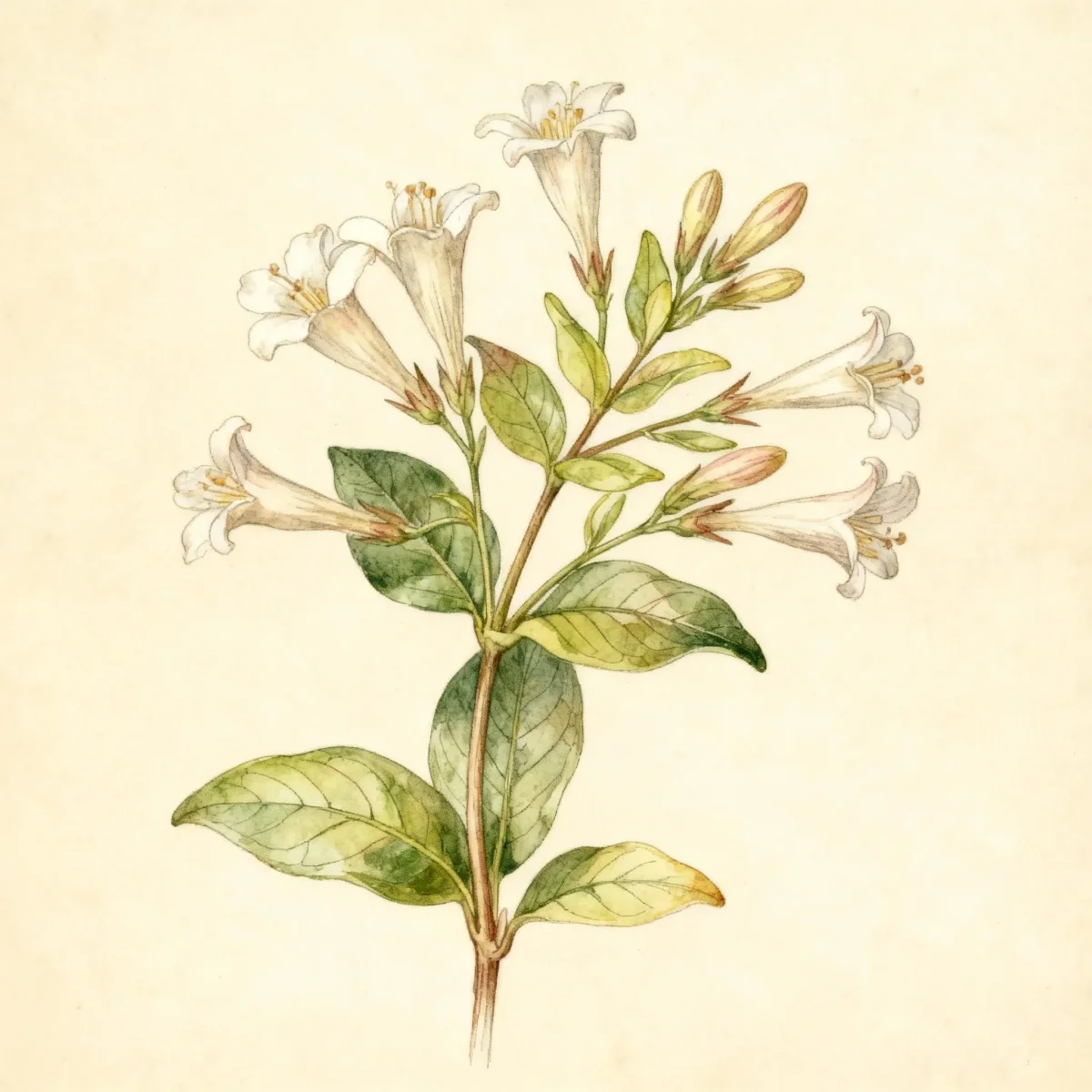 Glossy abelia (Abelia × grandiflora 'Minipan' GOLDEN ANNIVERSARY)