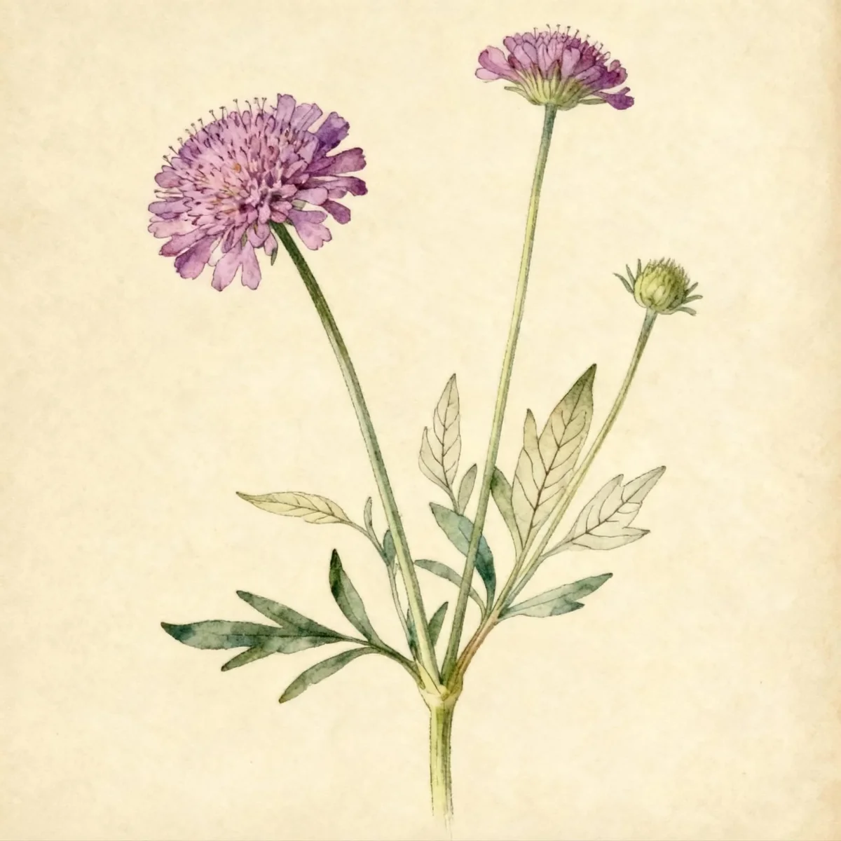 Macedonia scabious (Knautia macedonica MELTON PASTELS)