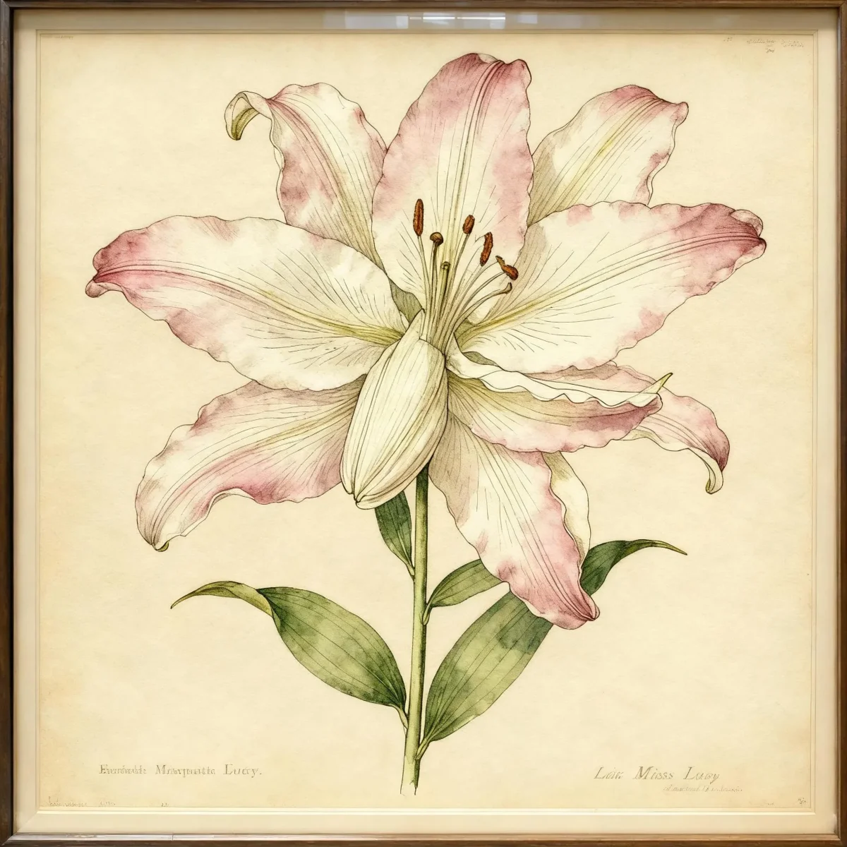 Oriental lily (Lilium 'Miss Lucy')