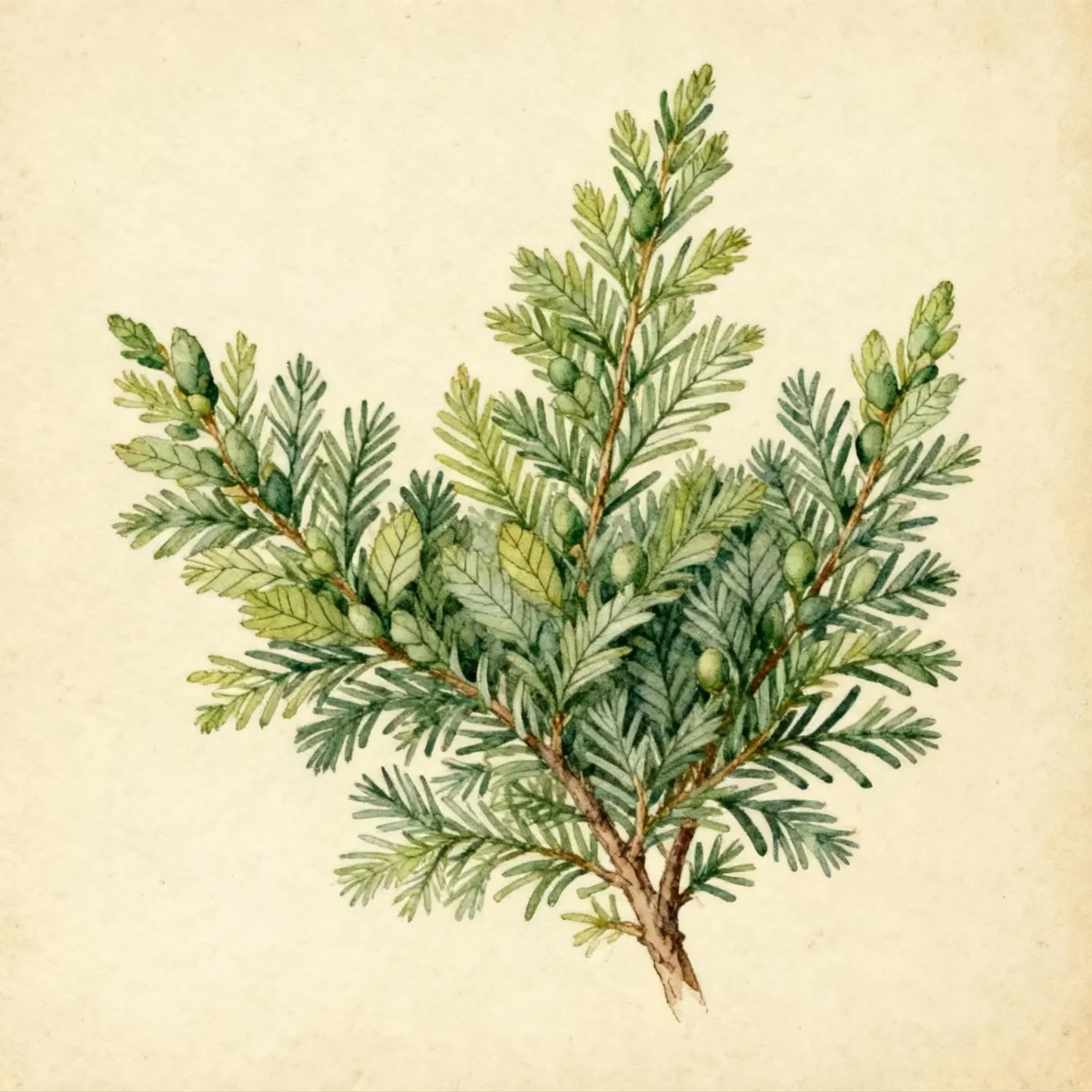 Chinese juniper (Juniperus chinensis 'Expansa Aureospicata')