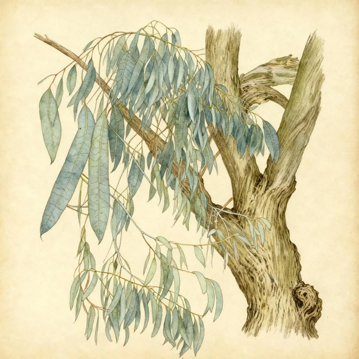 Silver-dollar gum (Eucalyptus perriniana)