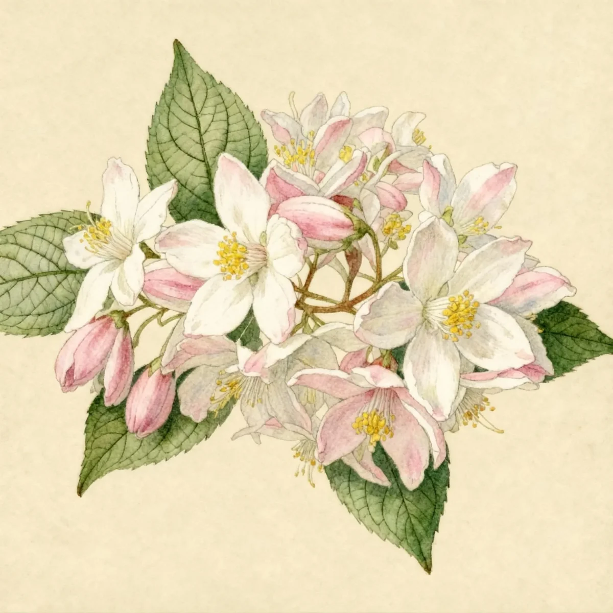 Deutzia (Deutzia × hybrida 'Mont Rose')